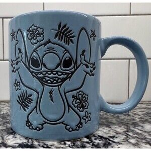 Disney Stitch Embossed Coffee Mug Lilo and Stitch Large